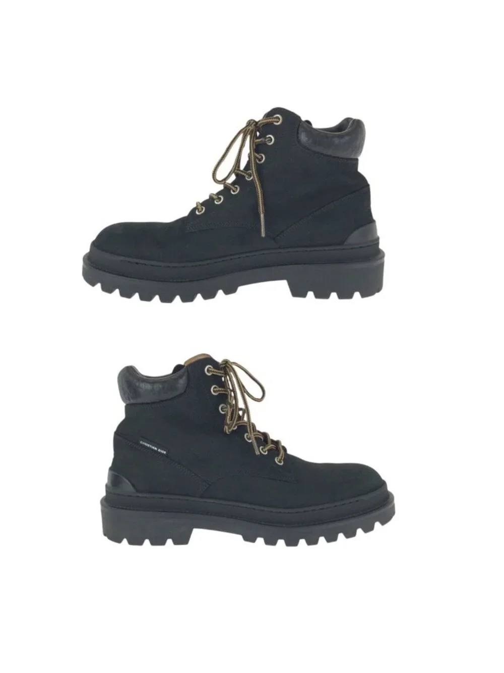 Dior Explorer 40 Black Silver Leather Boots Ankle